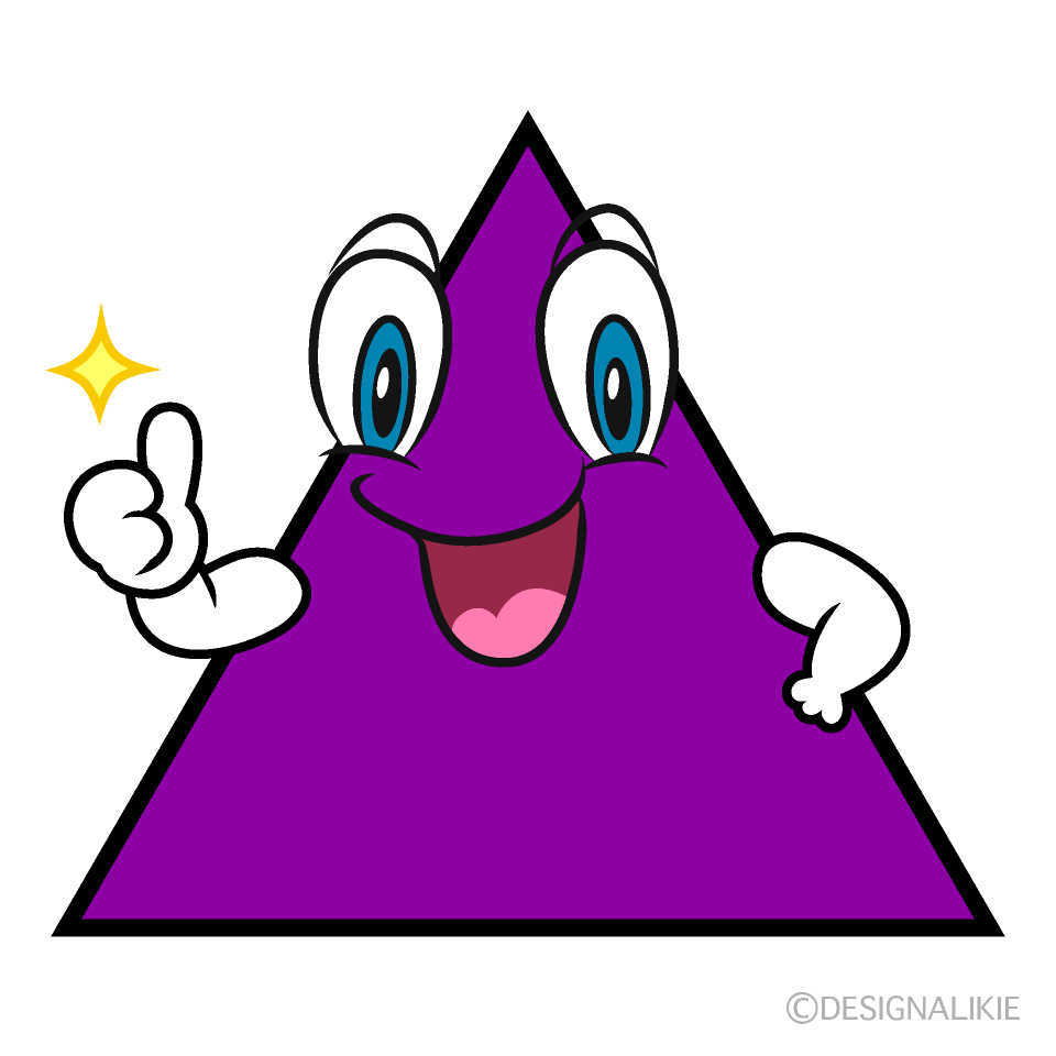 Thumbs up Triangle Cartoon Free PNG Image｜Illustoon