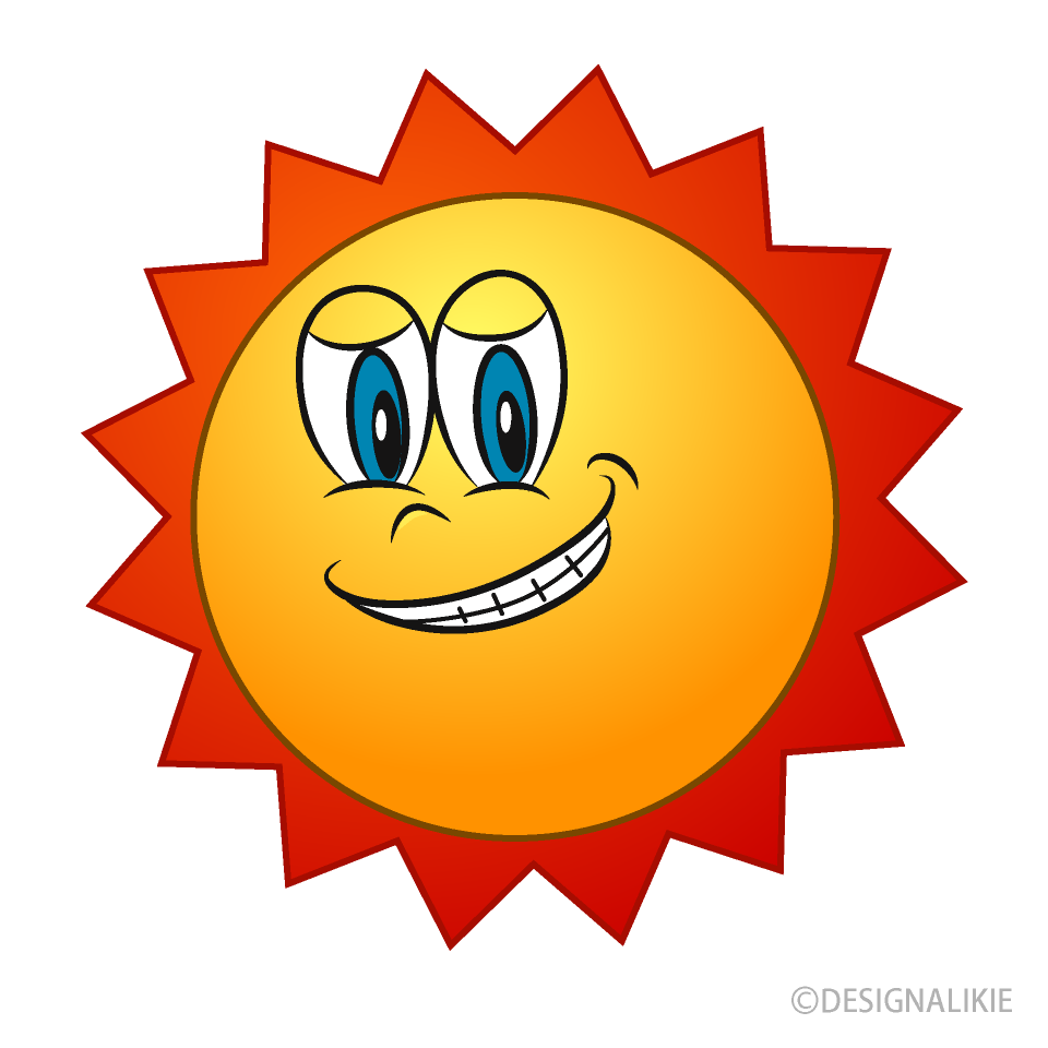 Grinning Sun Character