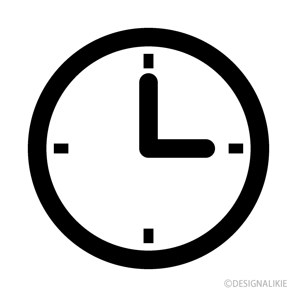 Simple Clock BW