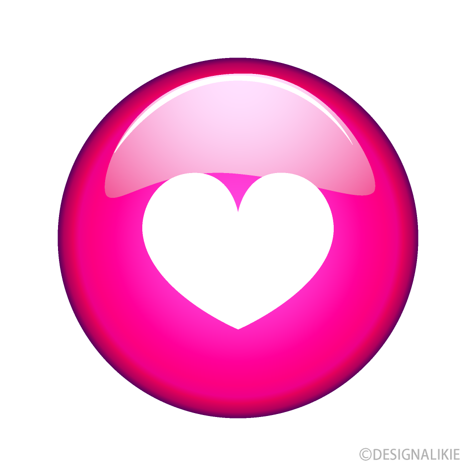 Pink Heart Button
