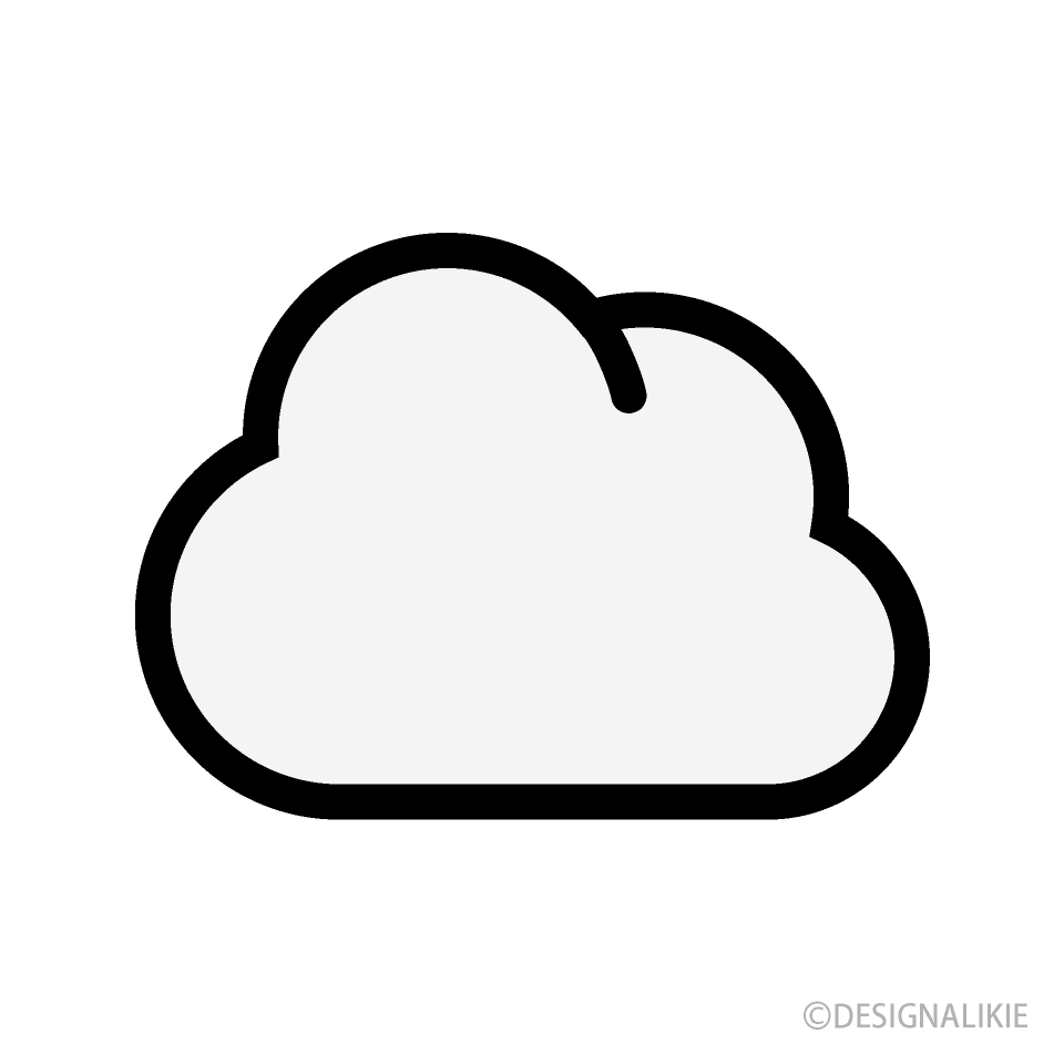 Cloud Computing Black and White