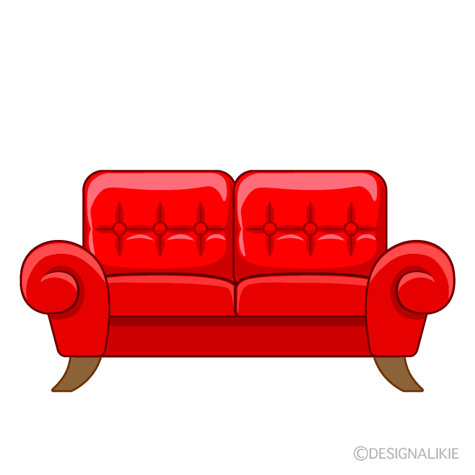 Sofa Clip Art Free PNG Image｜Illustoon