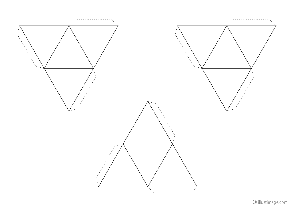Tetraedro de papel