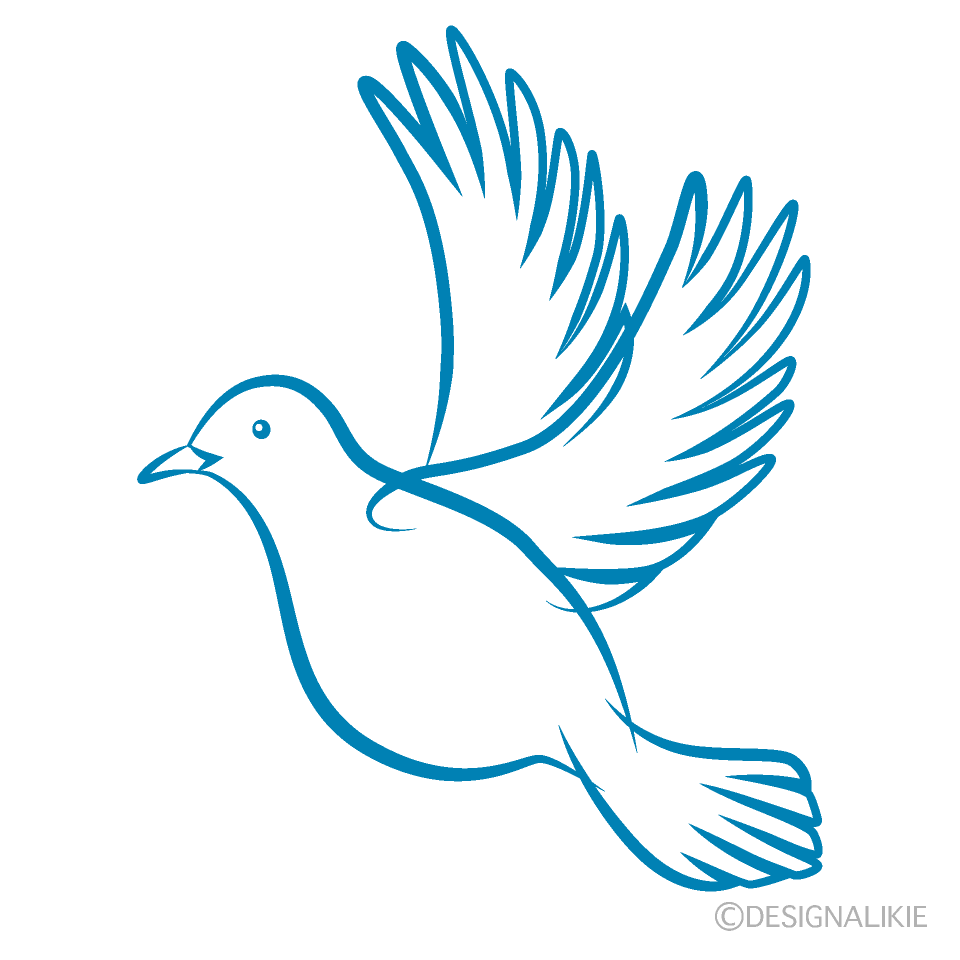 Blue Flying Dove