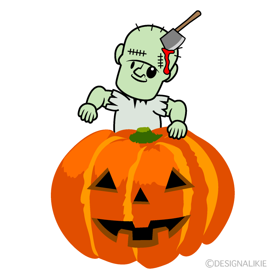 Zombie and Pumpkin