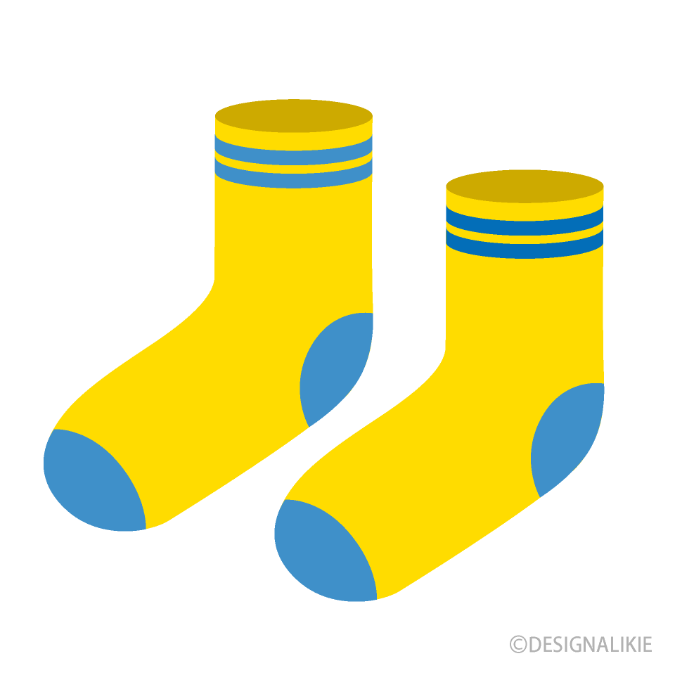 Yellow Socks Clip Art at  - vector clip art online, royalty free &  public domain