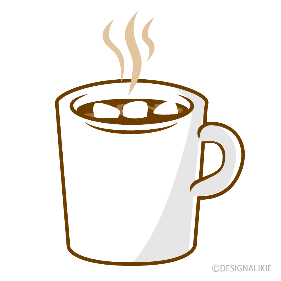 Hot Cocoa Mug Clip Art Free PNG Image ｜ Illustoon