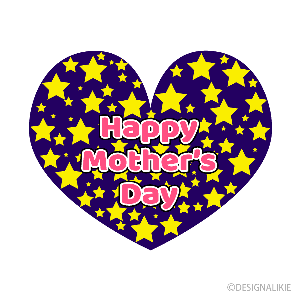 Mother's Day Heart with Starry
