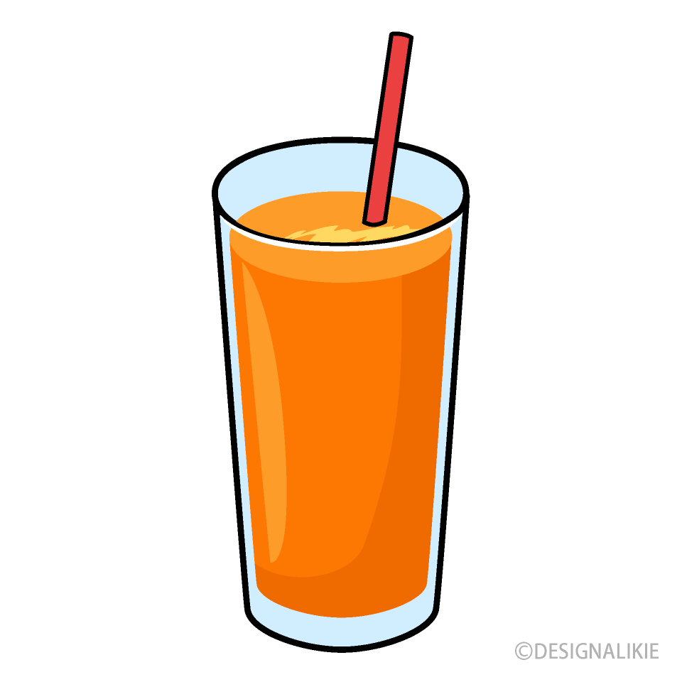 Simple Orange Juice Clip Art Free PNG Image｜Illustoon