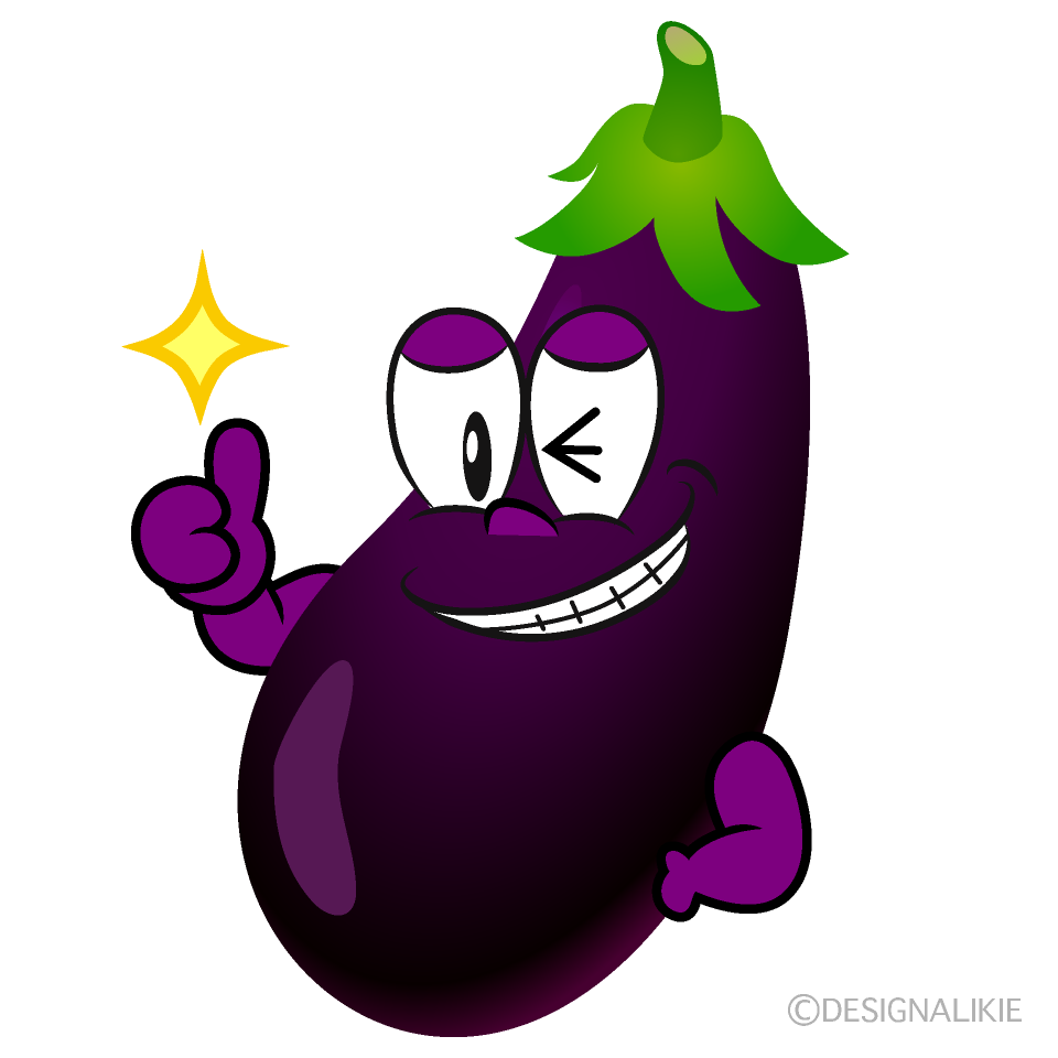 Thumbs up Eggplant