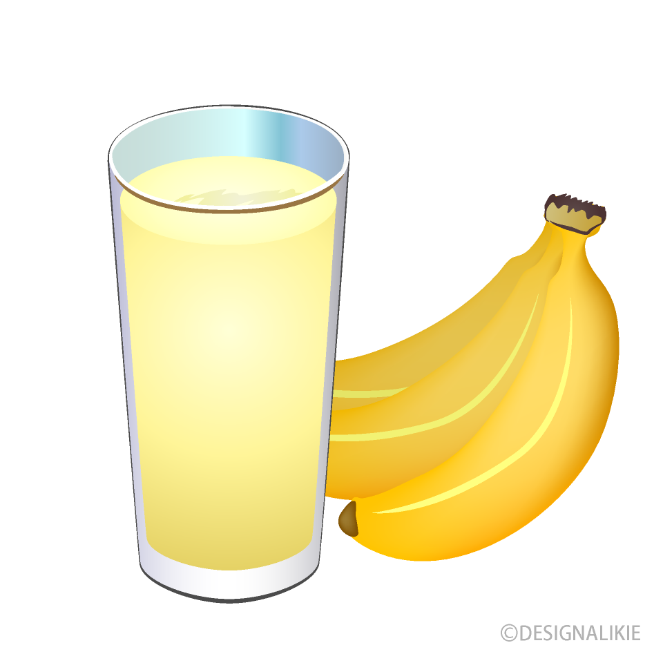 Banana Juice Clip Art Free PNG Image｜Illustoon