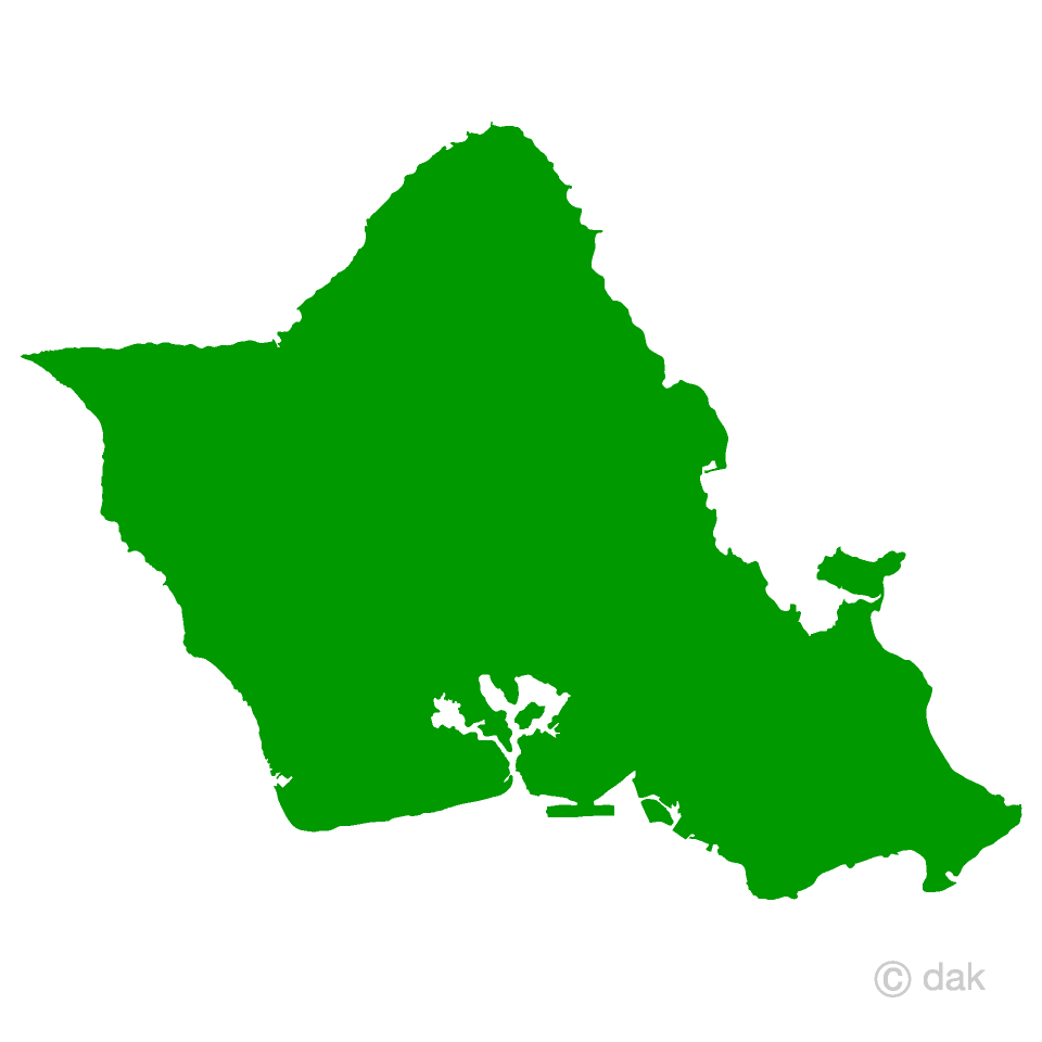 Hawaii Oahu Map