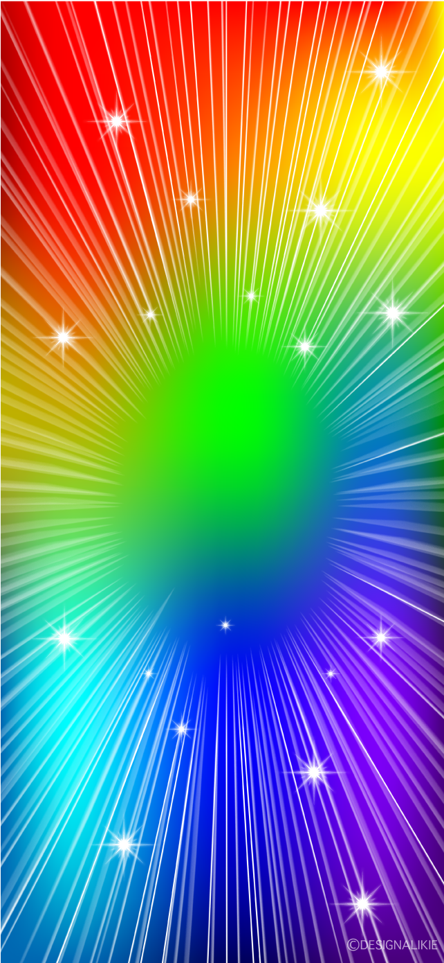 Rainbow Glitter Wallpaper for iPhone Free PNG Image｜Illustoon
