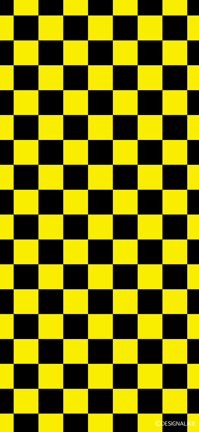Yellow and Black Check