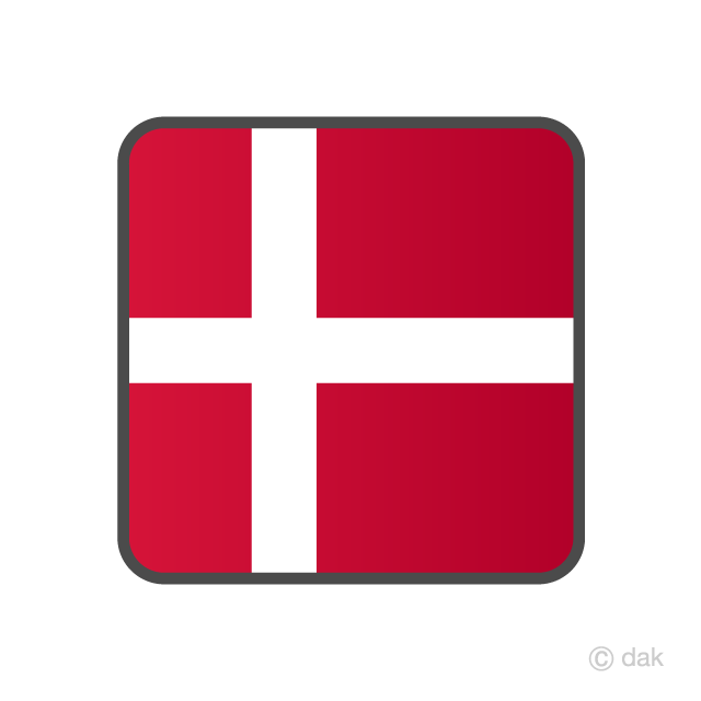 Icono de la bandera de Dinamarca