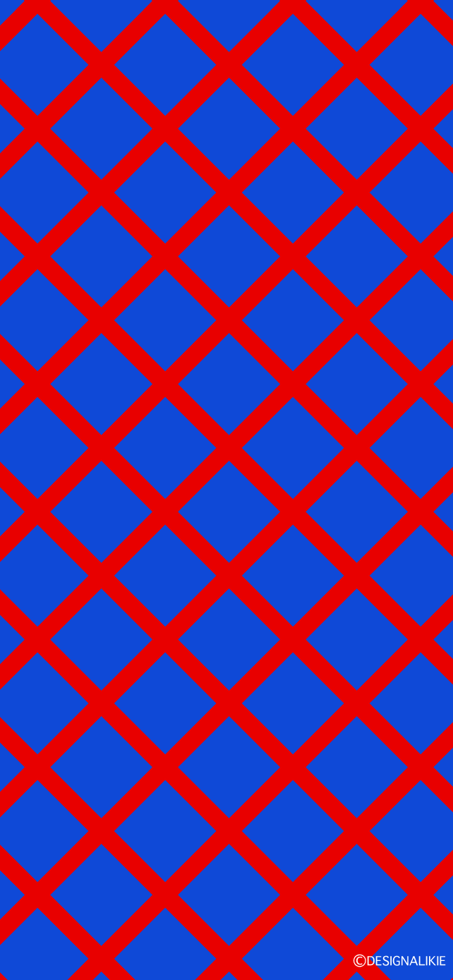 Red Check Line on Blue