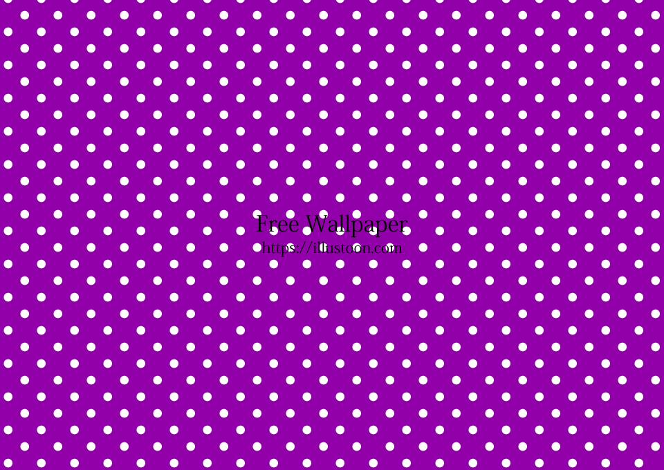 Polka Dot on Purple