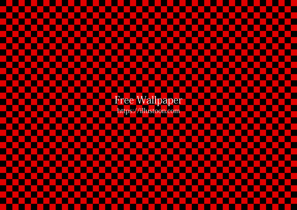Red and Black Checker