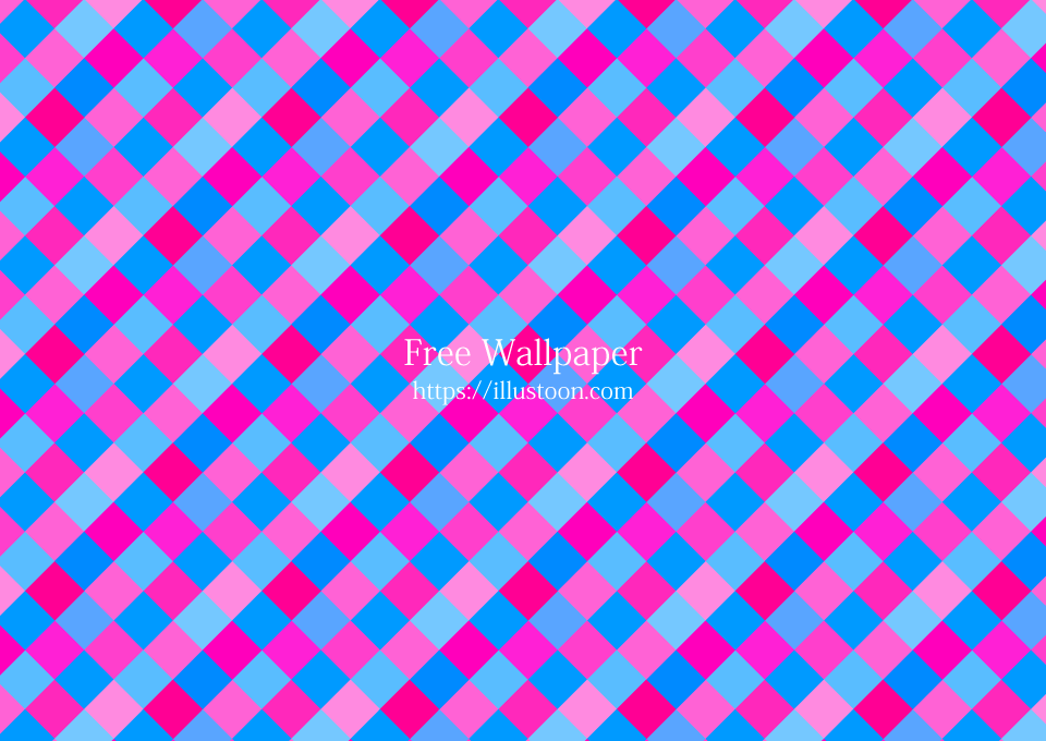 Pink and Blue Checker