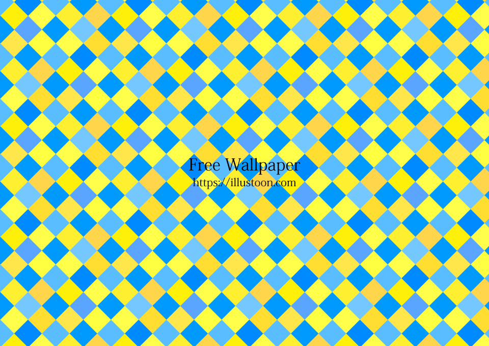 Yellow and Blue Checker
