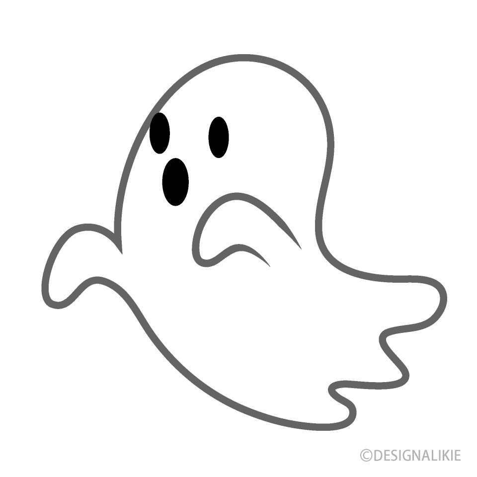 Rushing Ghost Clip Art Free PNG Image｜Illustoon