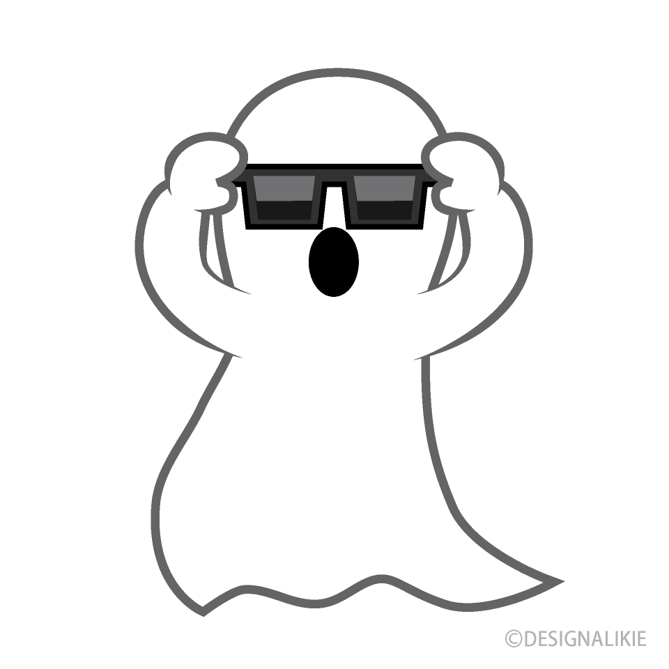 Ghost with Sunglasses