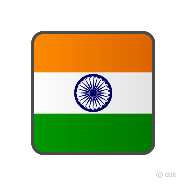 Icono de la bandera de la India