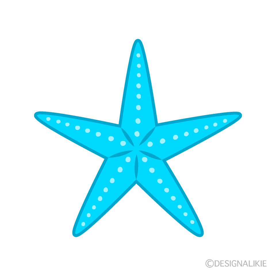 Estrella de Mar Azul Claro