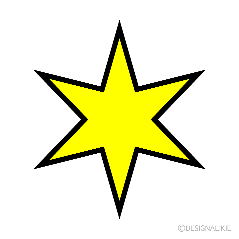 Hexagonal Edged Star
