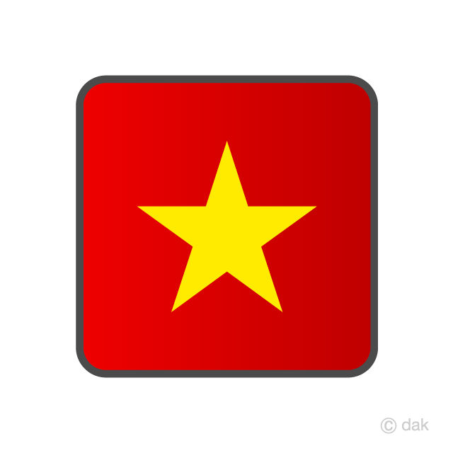 Icono de la bandera de Vietnam