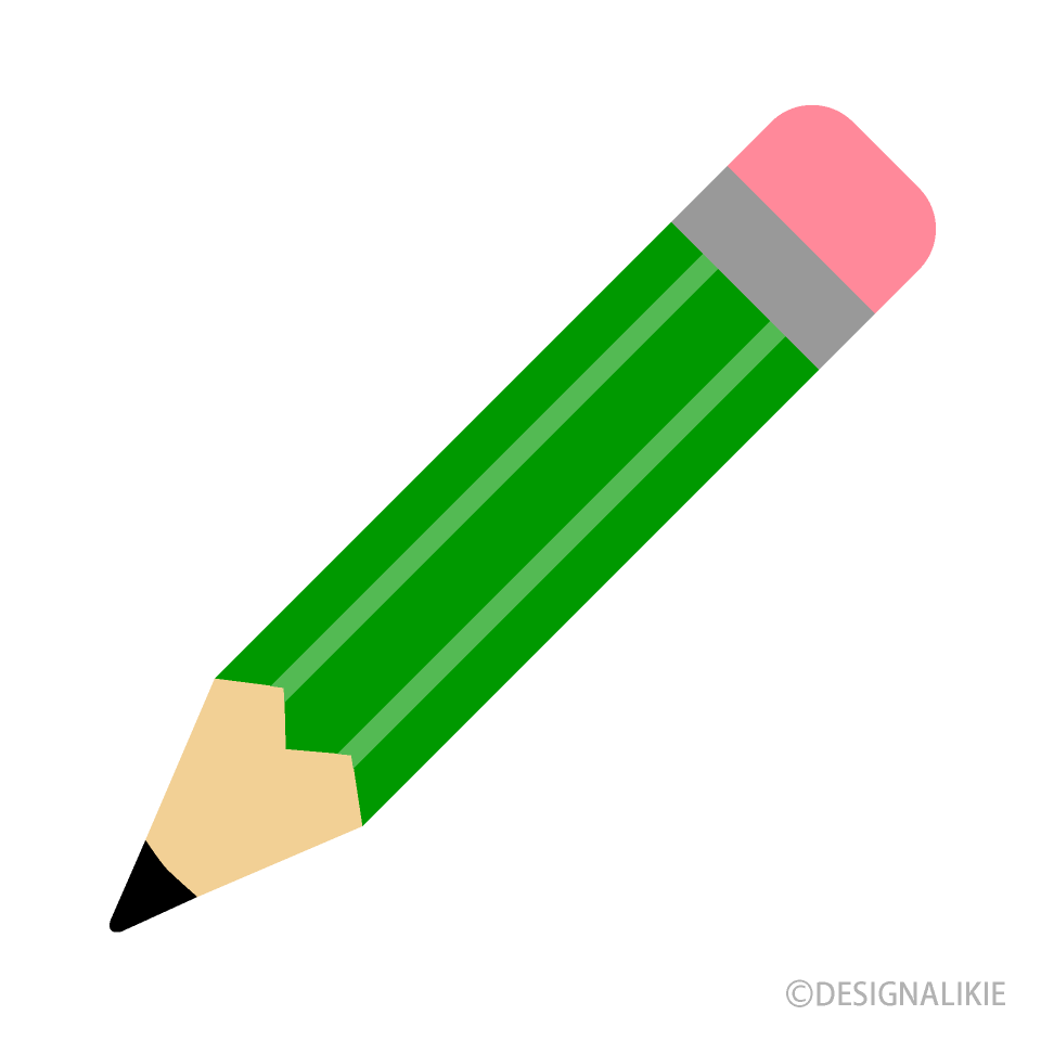 Cute Green Pencil