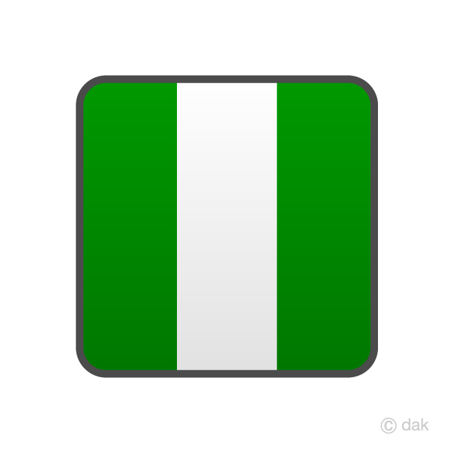 Icono de la bandera de Nigeria