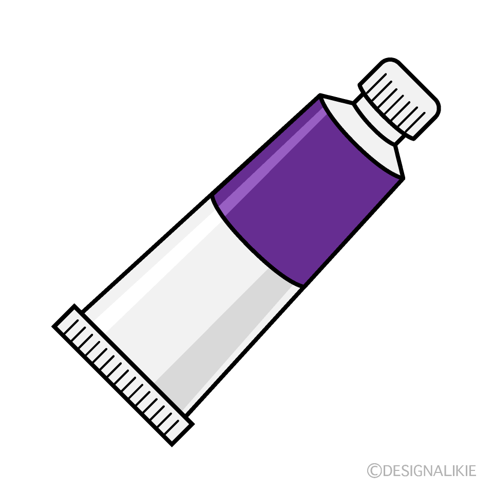 Purple Paint Tube