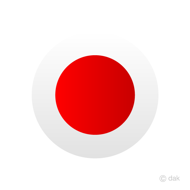 Bandera del círculo de Japón