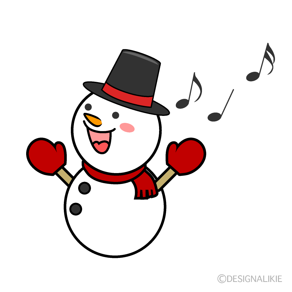 Singing Cute Snowman