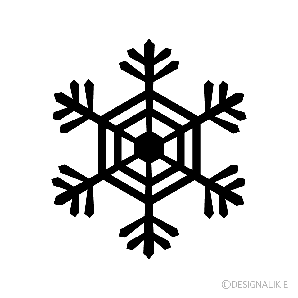 Snowflake silhouette 2
