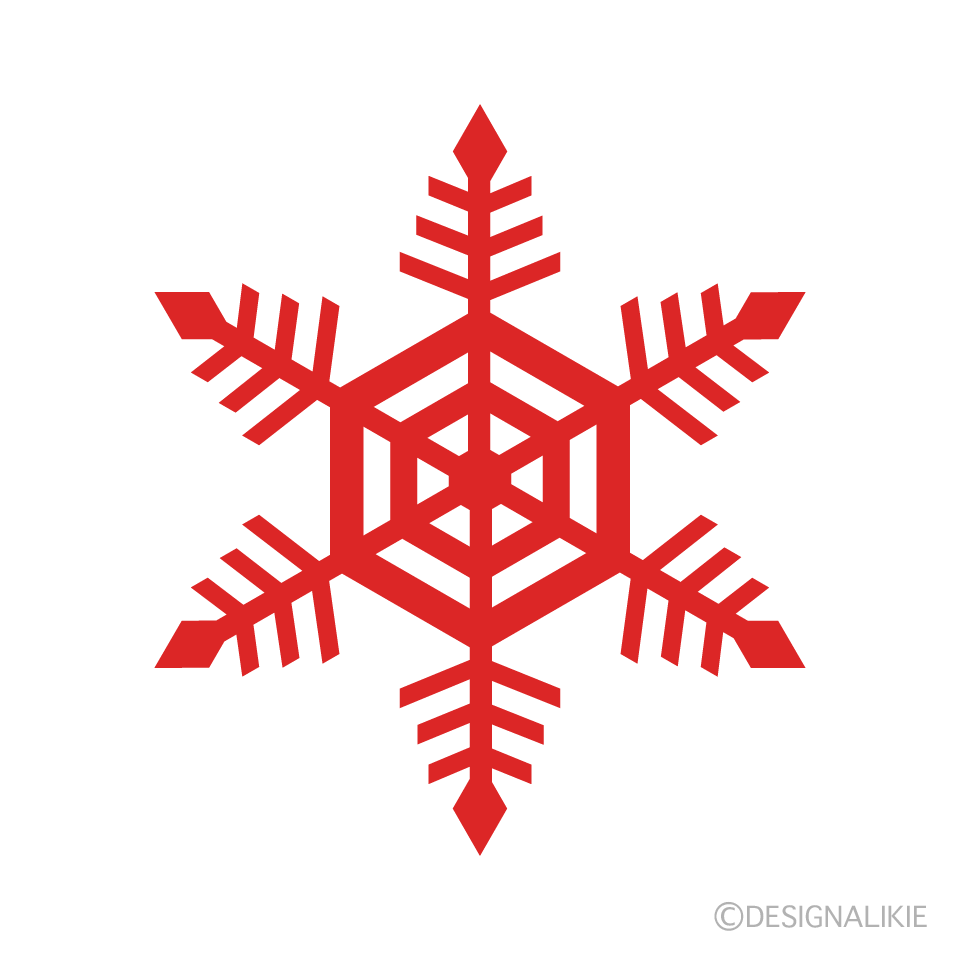 Red Snowflake 1