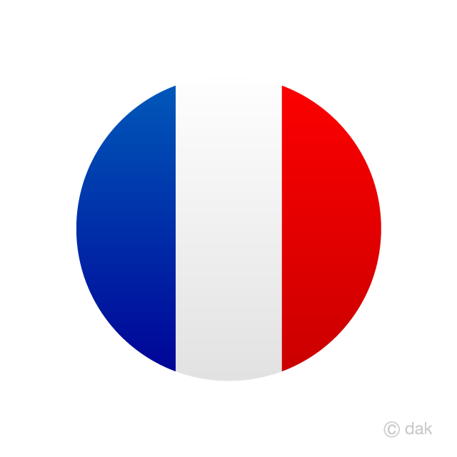 France Circle Flag