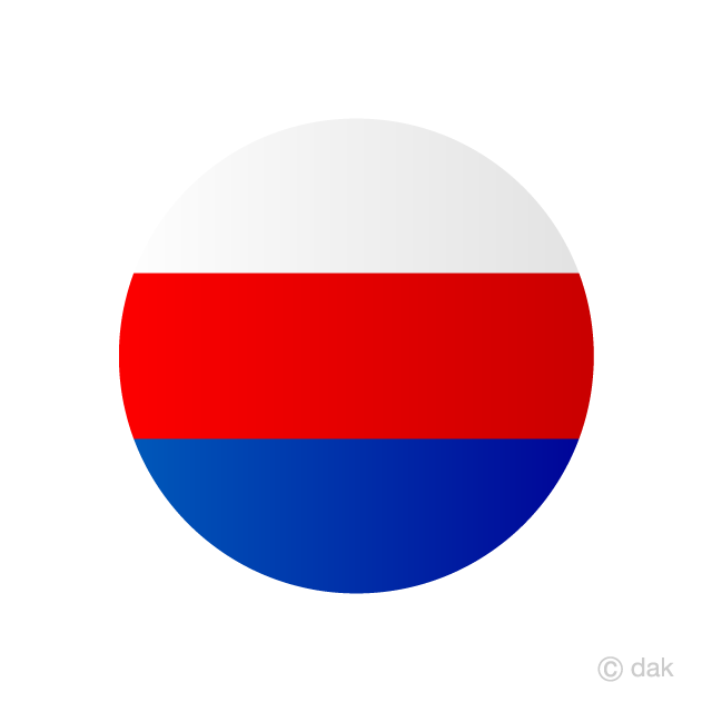 Russia Circle Flag