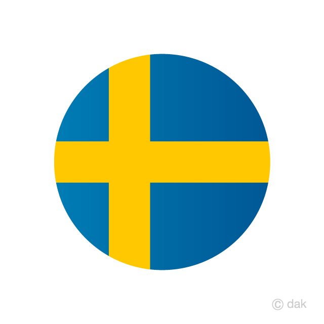 Sweden Circle Flag