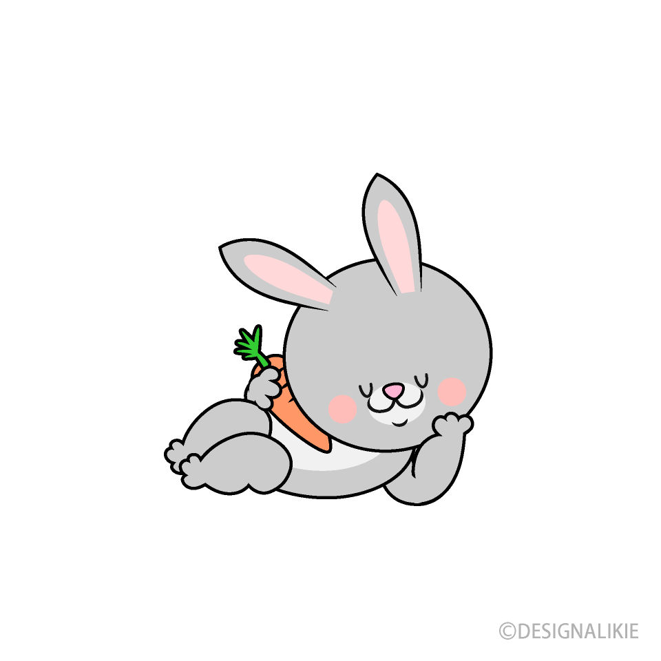Sleeping Rabbit with Carrot