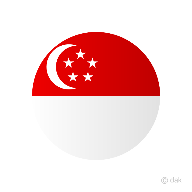 Bandera del círculo de Singapur