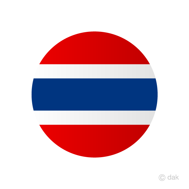 Bandera del círculo de Tailandia