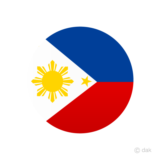 Bandera del círculo de Filipinas