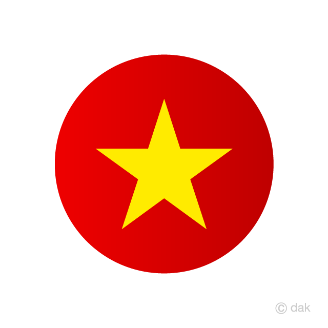 Bandera del círculo de Vietnam