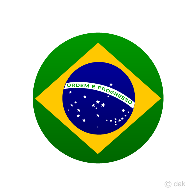 Brazil Circle Flag