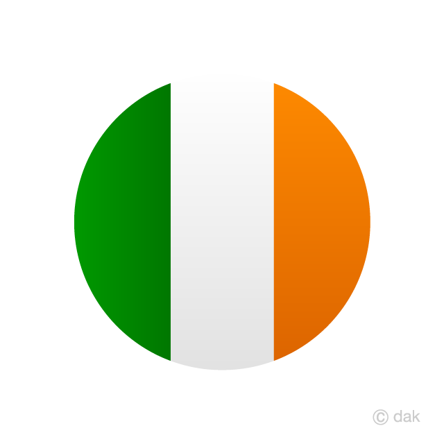 Ireland Circle Flag
