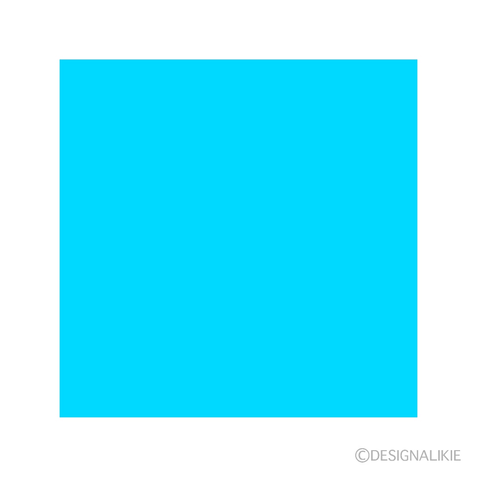 Cuadrado simple azul claro