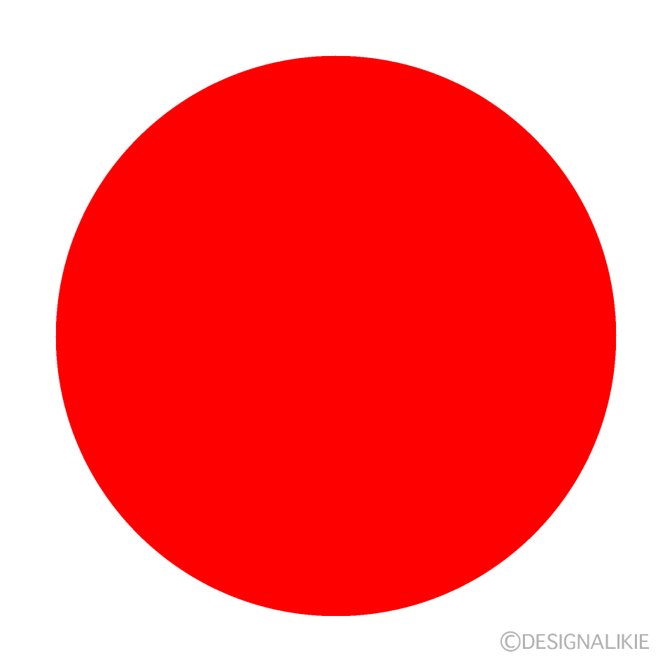 Círculo simple rojo