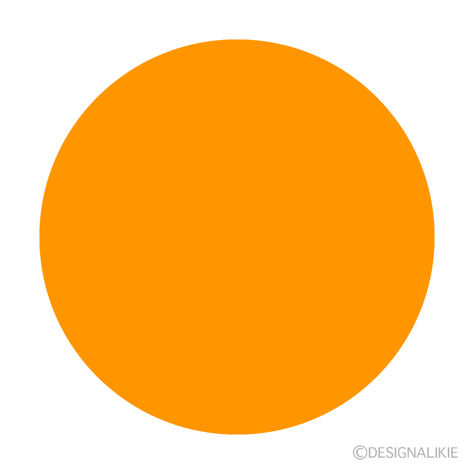 Simple Orange Circle